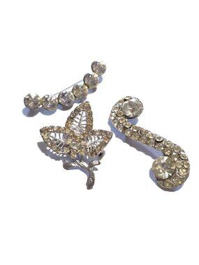 Rhinestone brooch bundle